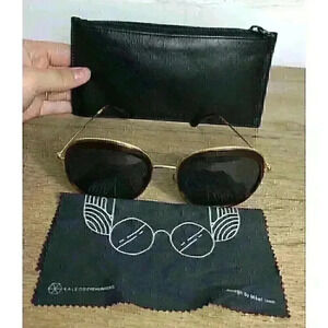 Kaleos O'Graddy Womens Brown Leopard Print Sunglasses With Cleaner/Case